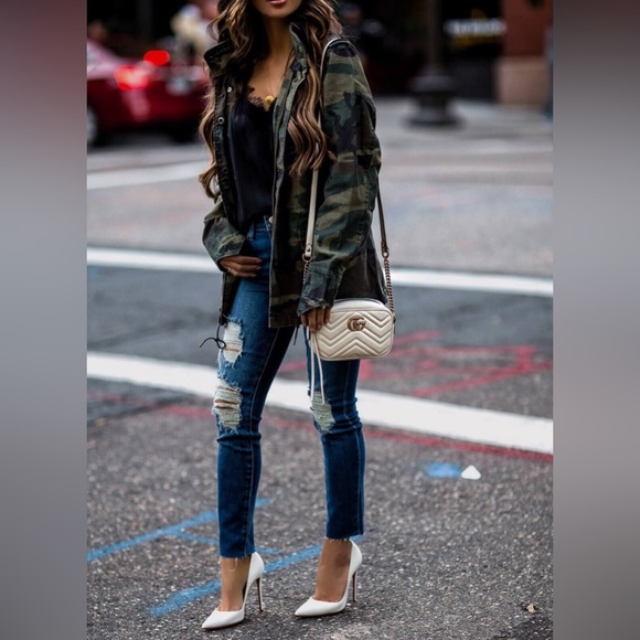 Alpha Industries M-65 Defender W Parka Jacket in Woodland Camo size Small - Picture 2 of 6